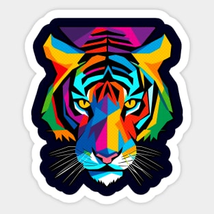 Spy Tiger pop art Sticker